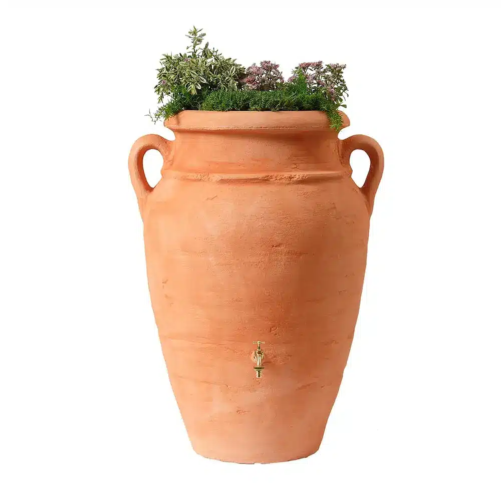 Antique Amphora Water Butt 250 Litres Terracotta